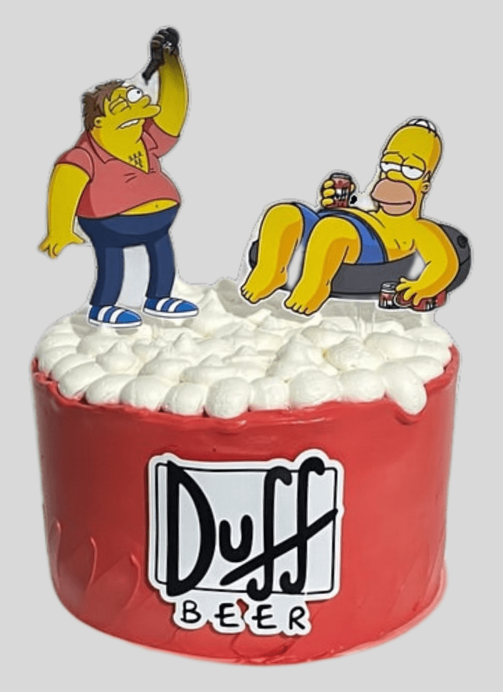 Classy The Simpsons Cake