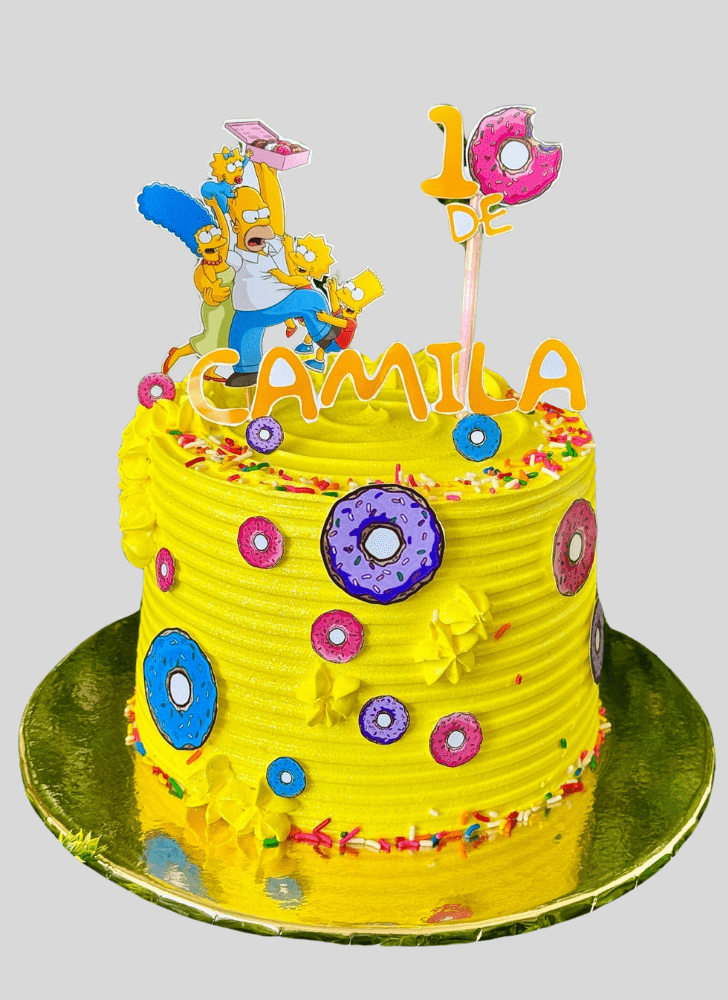 Dazzling The Simpsons Cake
