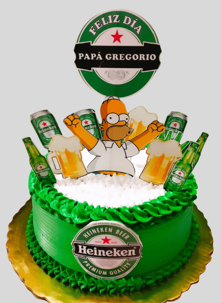 Delicate The Simpsons Cake
