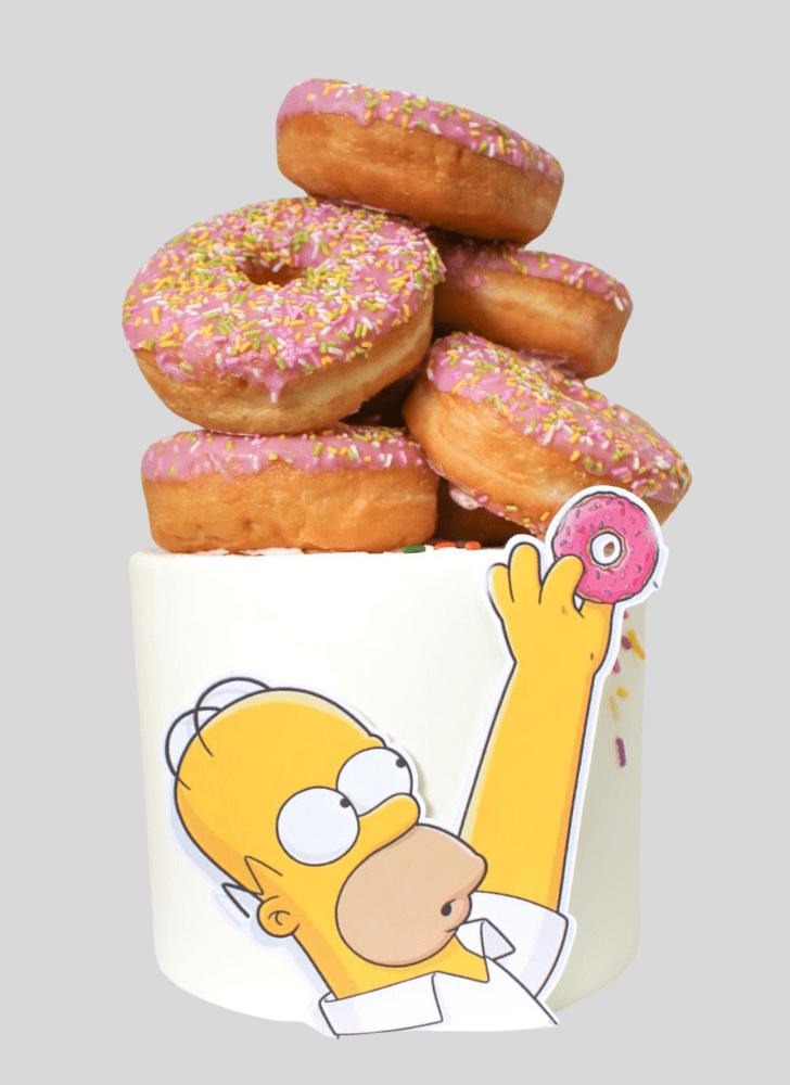 Excellent The Simpsons Cake