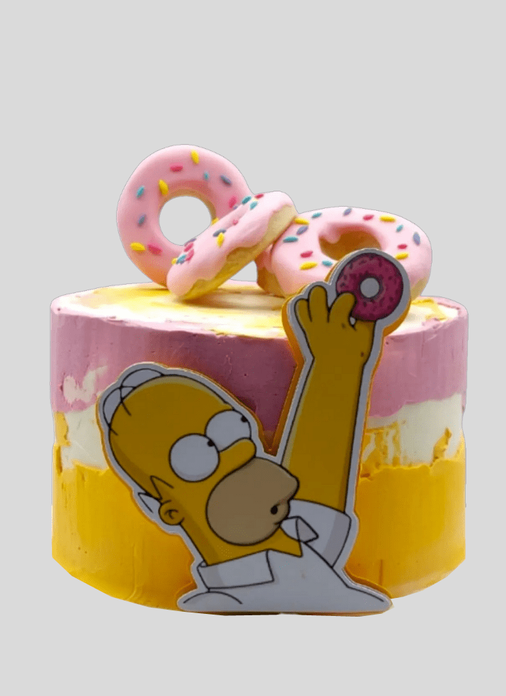 Good Looking The Simpsons Cake