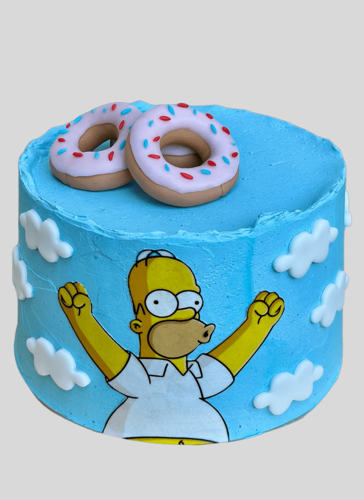 Gorgeous The Simpsons Cake