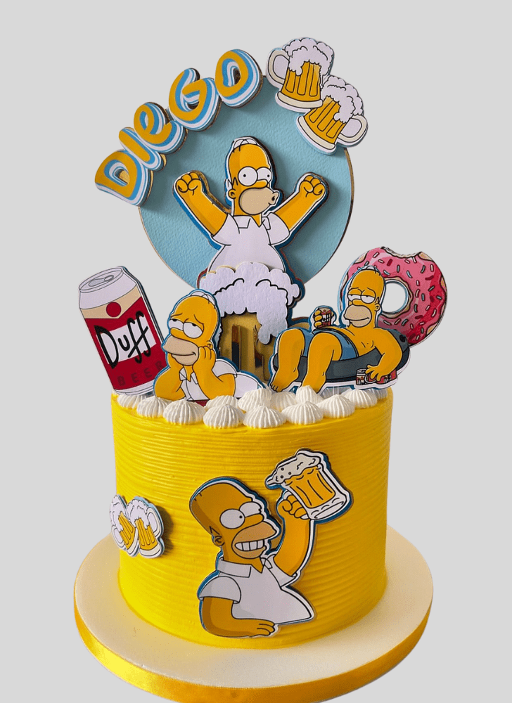Graceful The Simpsons Cake