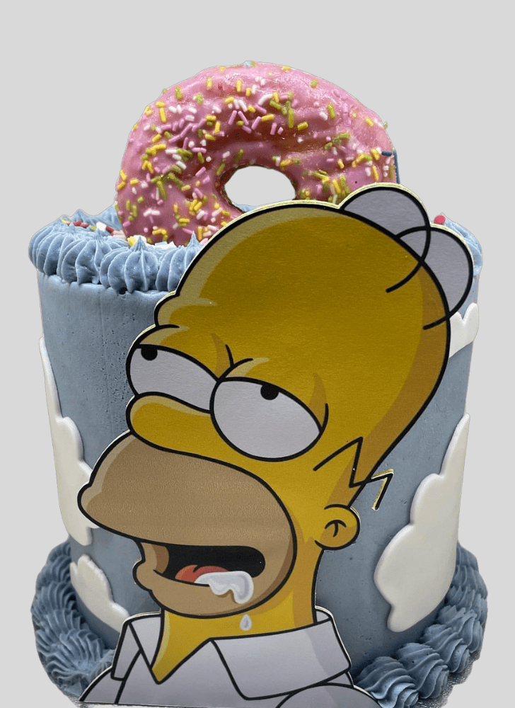 Handsome The Simpsons Cake