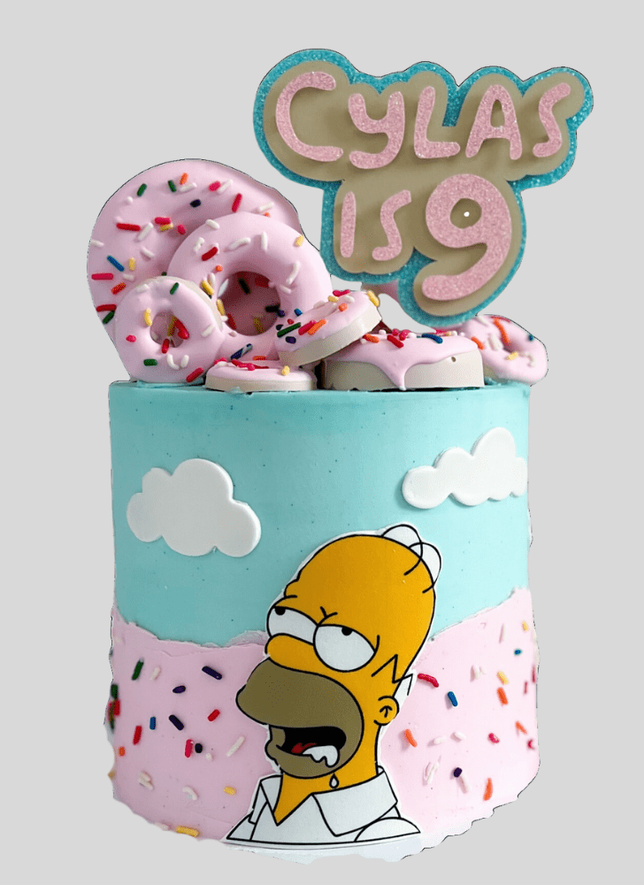 Magnetic The Simpsons Cake