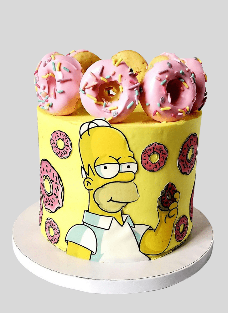 Marvelous The Simpsons Cake