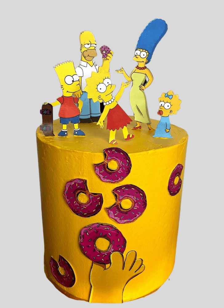 Mesmeric The Simpsons Cake