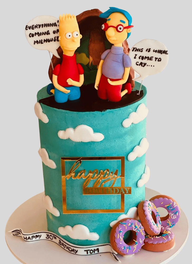 Refined The Simpsons Cake