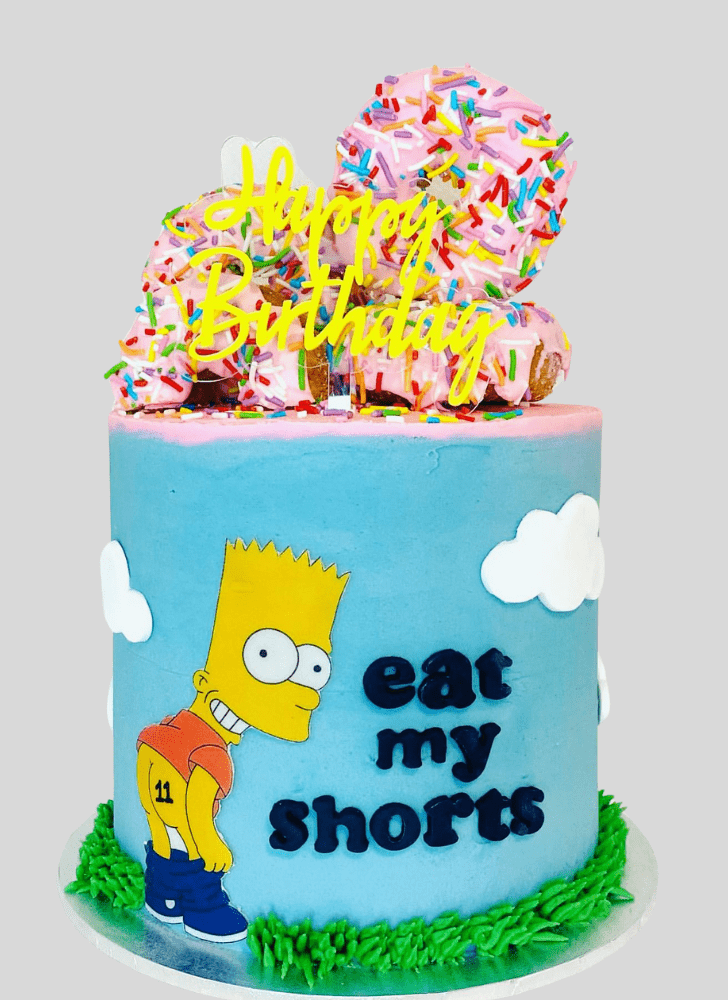 Resplendent The Simpsons Cake