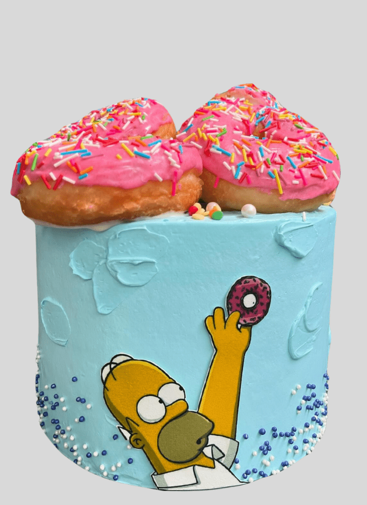 Shapely The Simpsons Cake