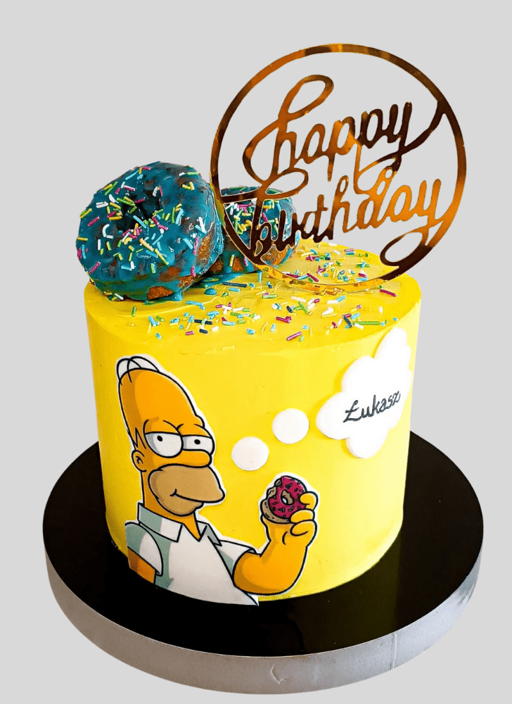 Superb The Simpsons Cake