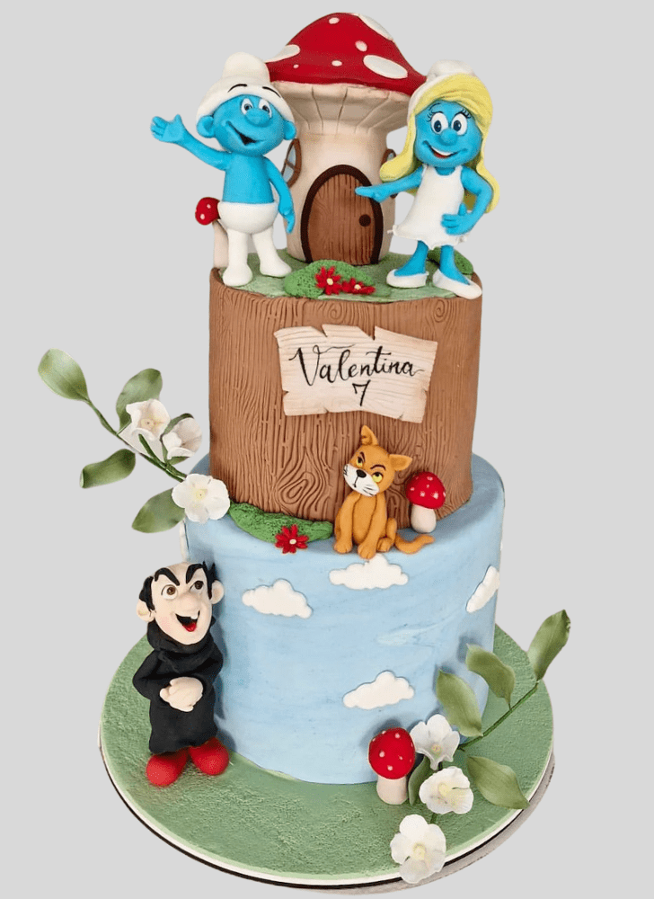 Fair The Smurfs Cake