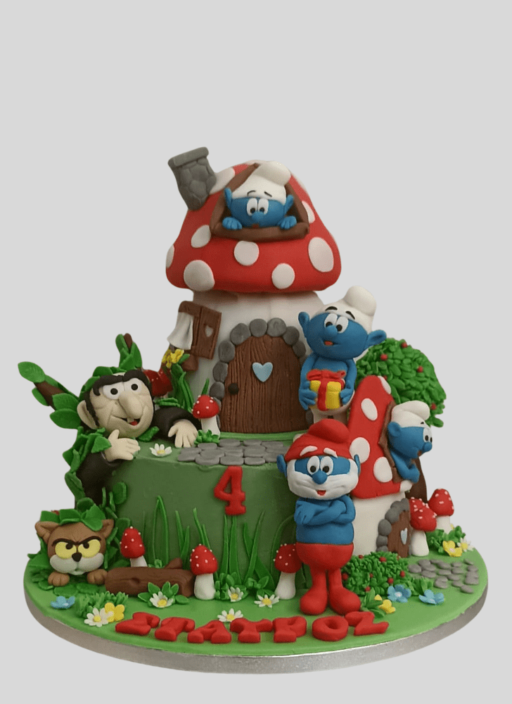 Magnetic The Smurfs Cake