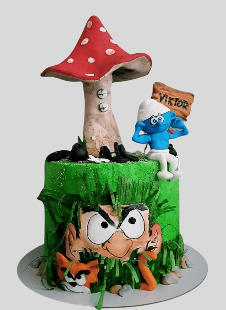 Magnificent The Smurfs Cake