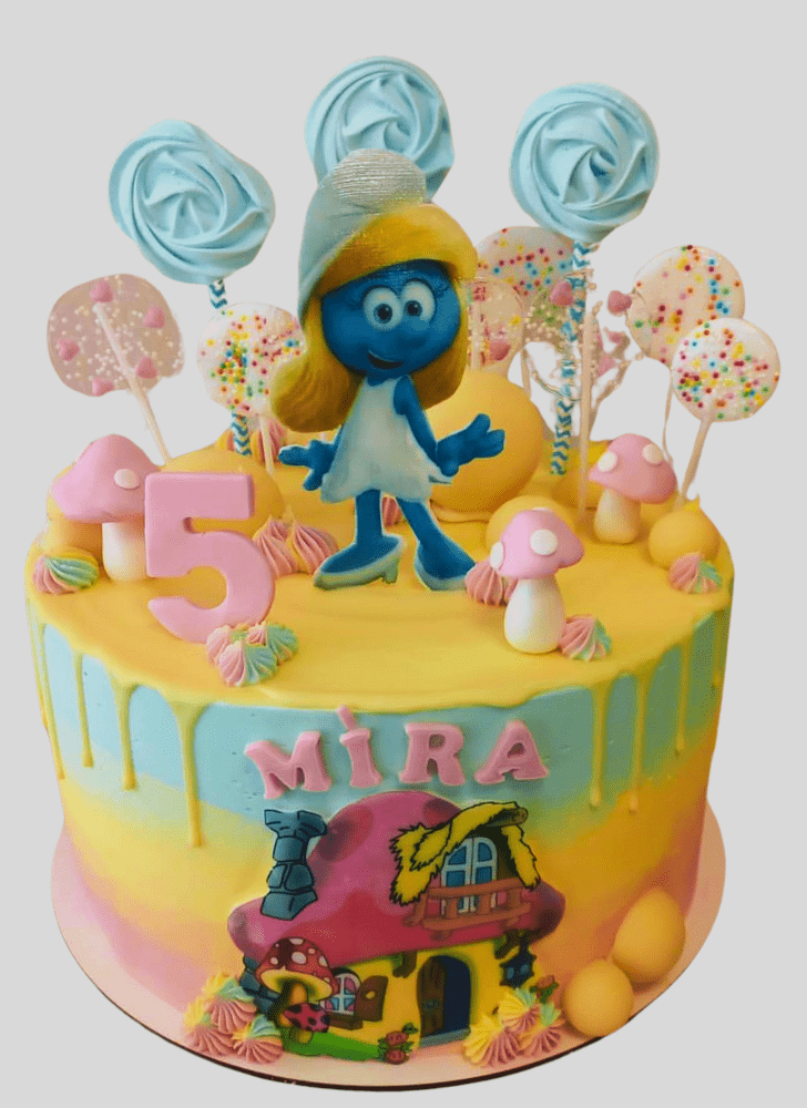 Nice The Smurfs Cake