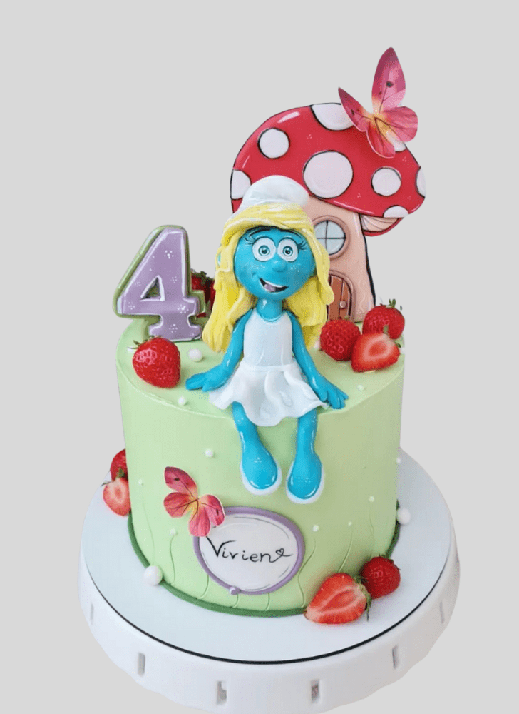 Pretty The Smurfs Cake