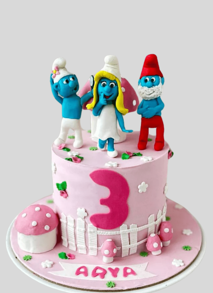 Ravishing The Smurfs Cake