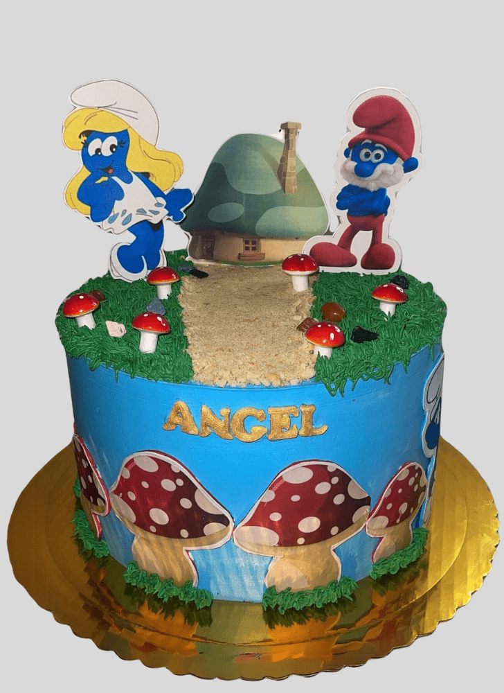 Stunning The Smurfs Cake