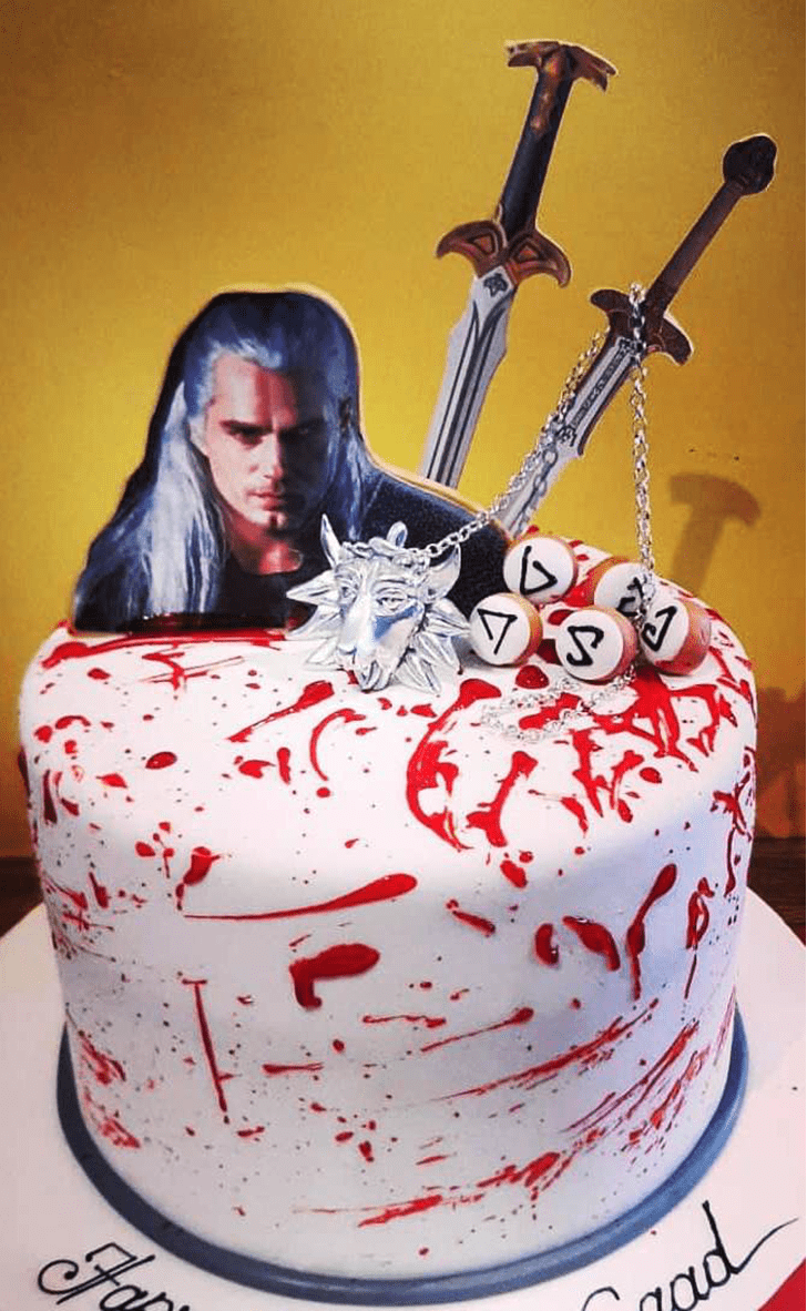 Enthralling The Witcher Cake