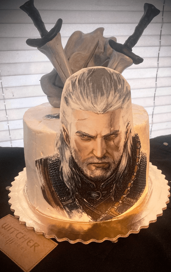 Lovely The Witcher Cake Design