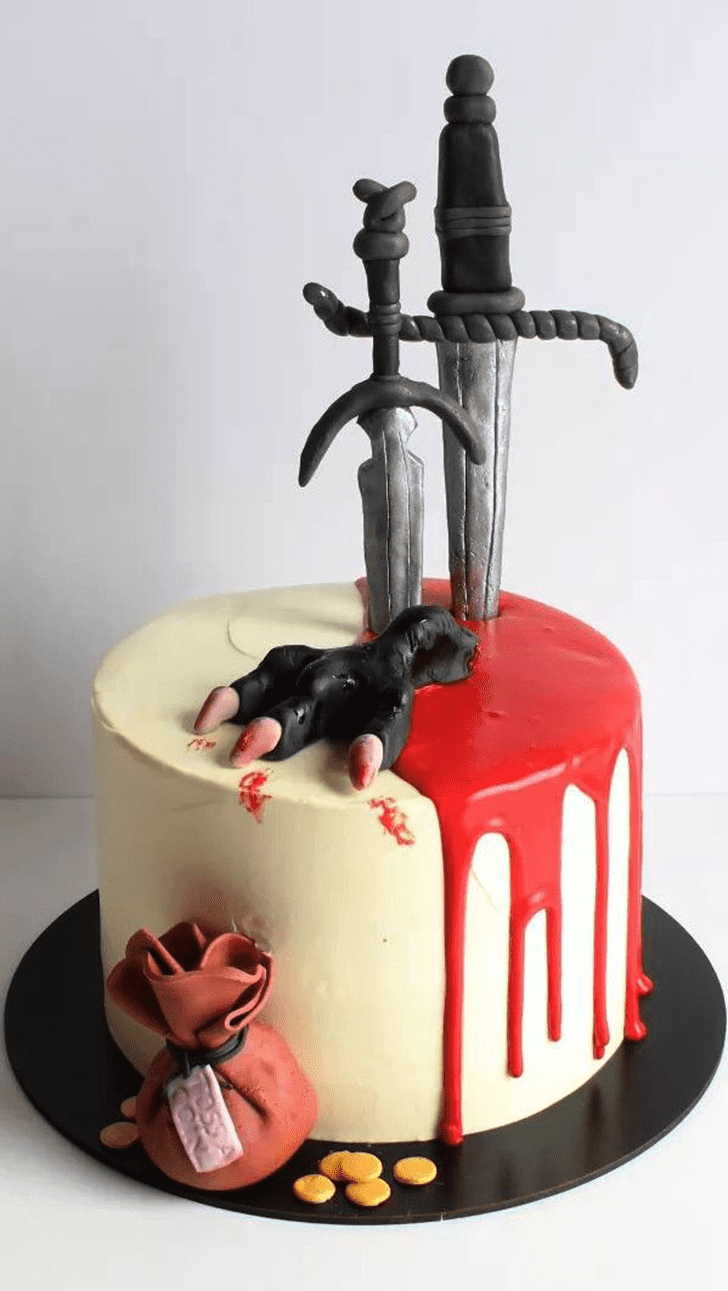Wonderful The Witcher Cake Design
