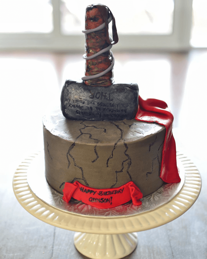 Avengers Birthday Cake With Thor Captain America Incredible Hulk Amp  Ironman - CakeCentral.com