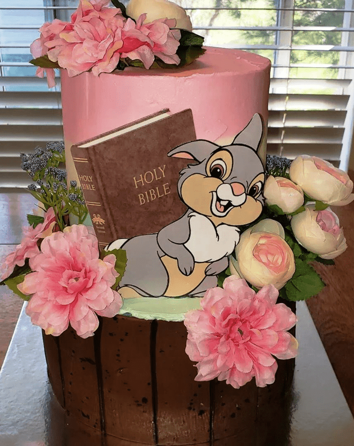 Pretty Thumper Cake