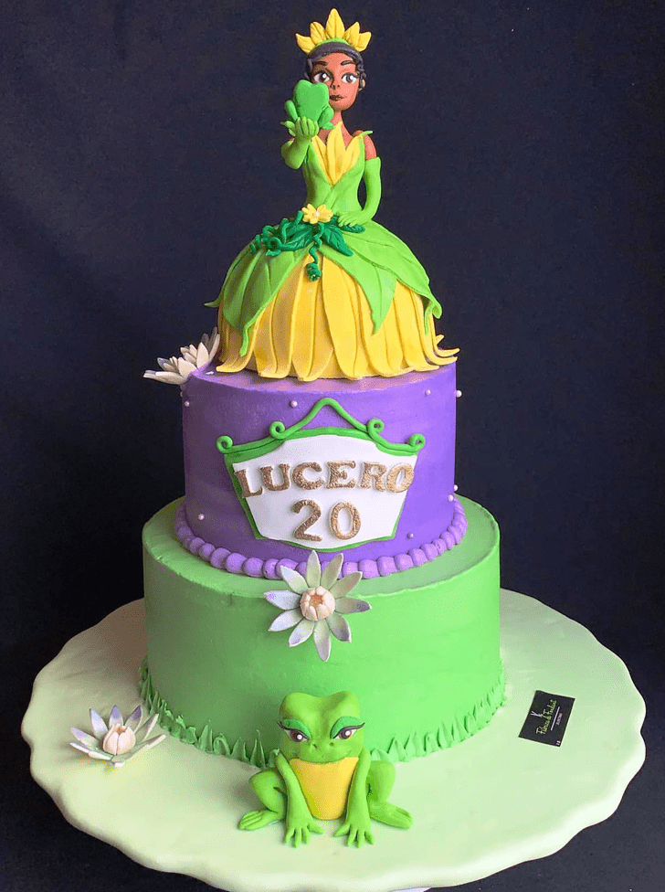 Princess Tiana Birthday Cake Ideas Images (Pictures)