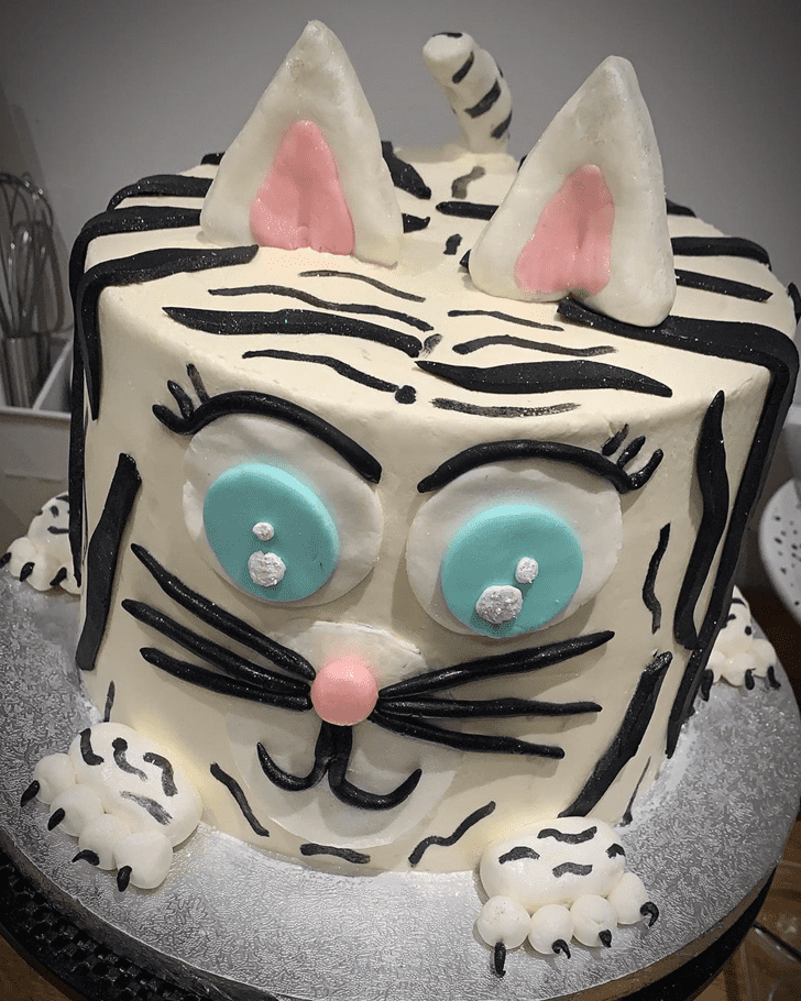 Dazzling Tiger Cake