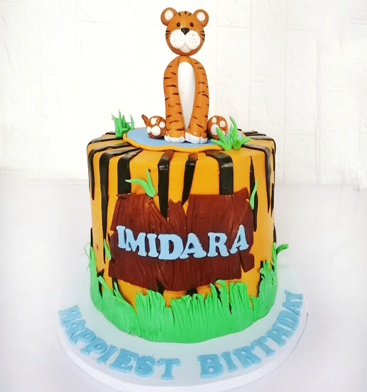 Handsome Tiger Cake