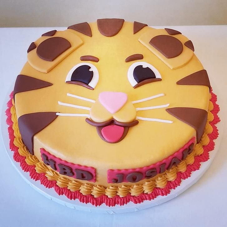 Radiant Tiger Cake