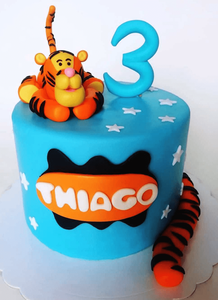 Appealing Tigger Cake