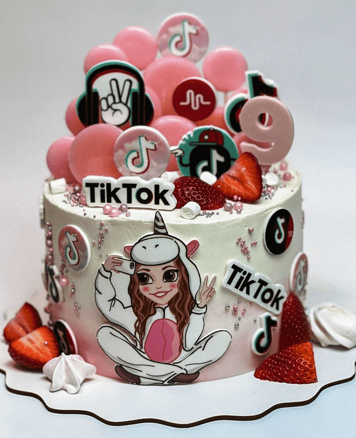 Alluring Tiktok Cake