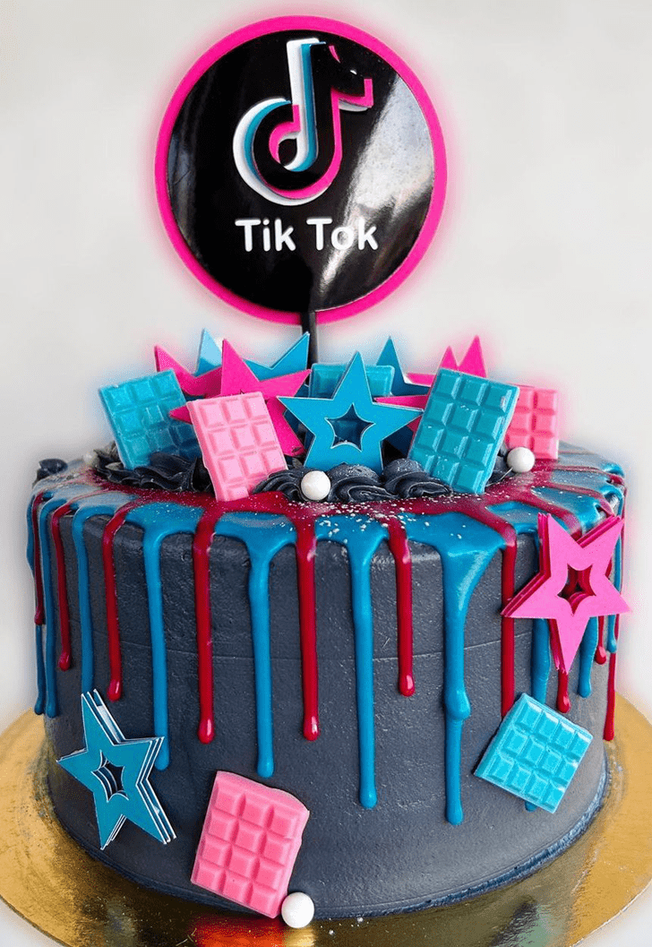 Tiktok Birthday Cake Ideas Images (Pictures)