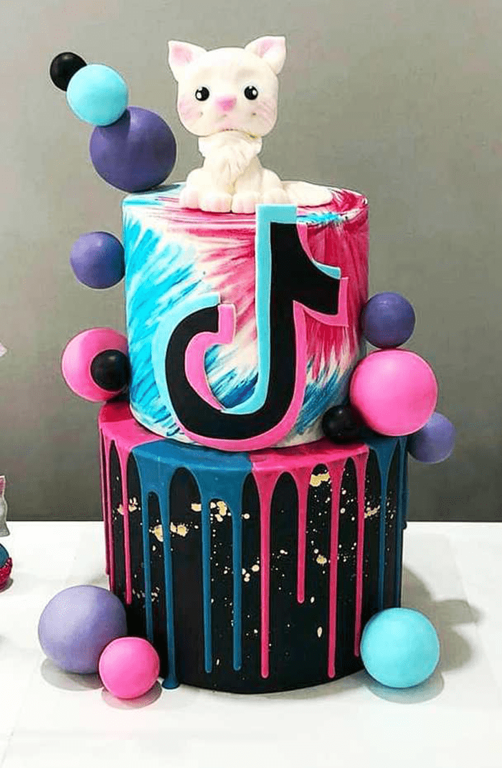 Dazzling Tiktok Cake