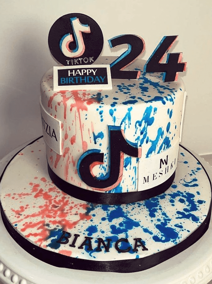 Resplendent Tiktok Cake