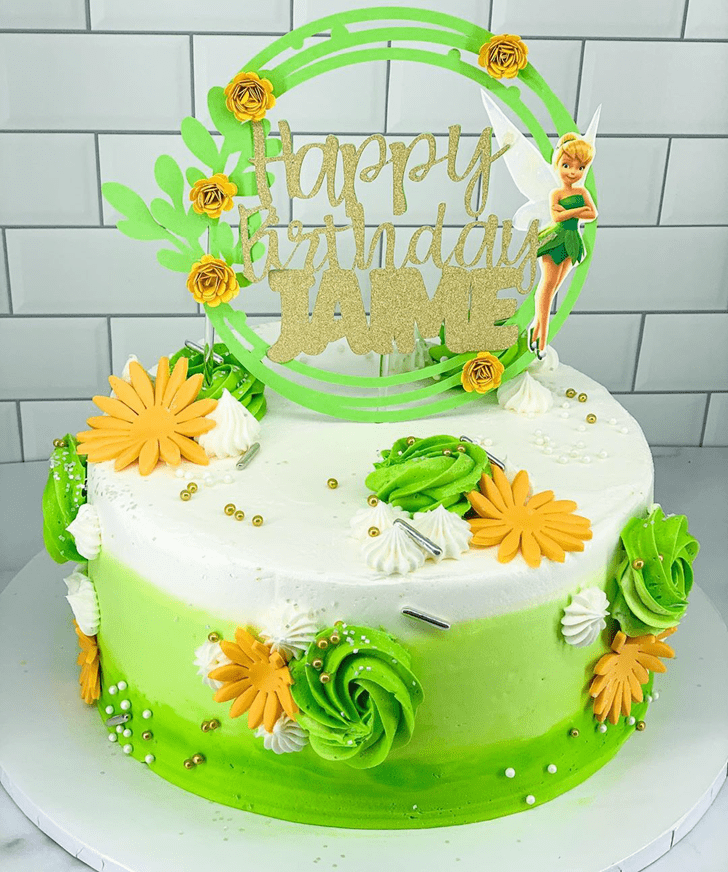 Adorable Tinker Bell Cake