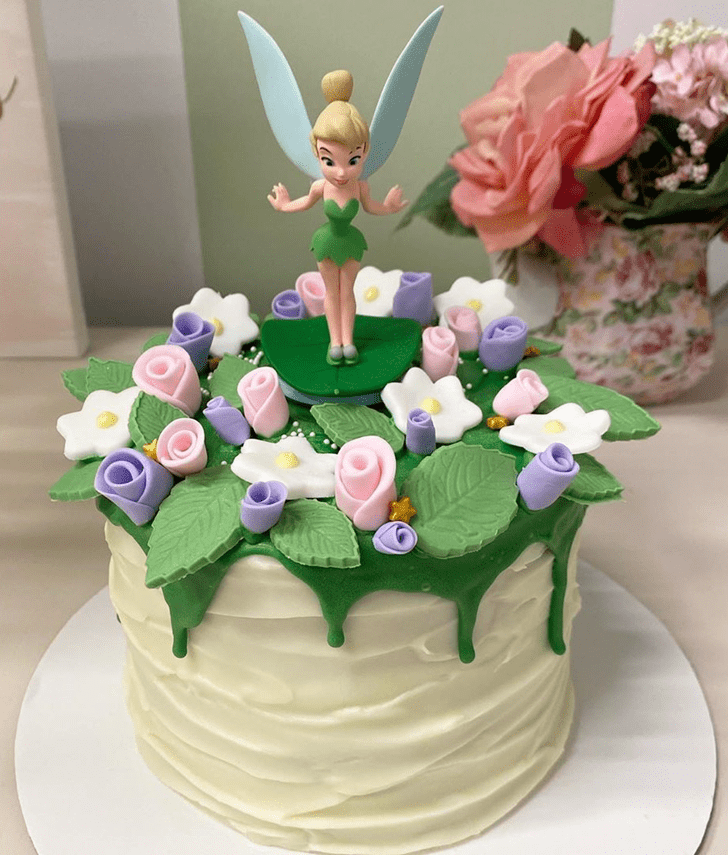 Delicate Tinker Bell Cake
