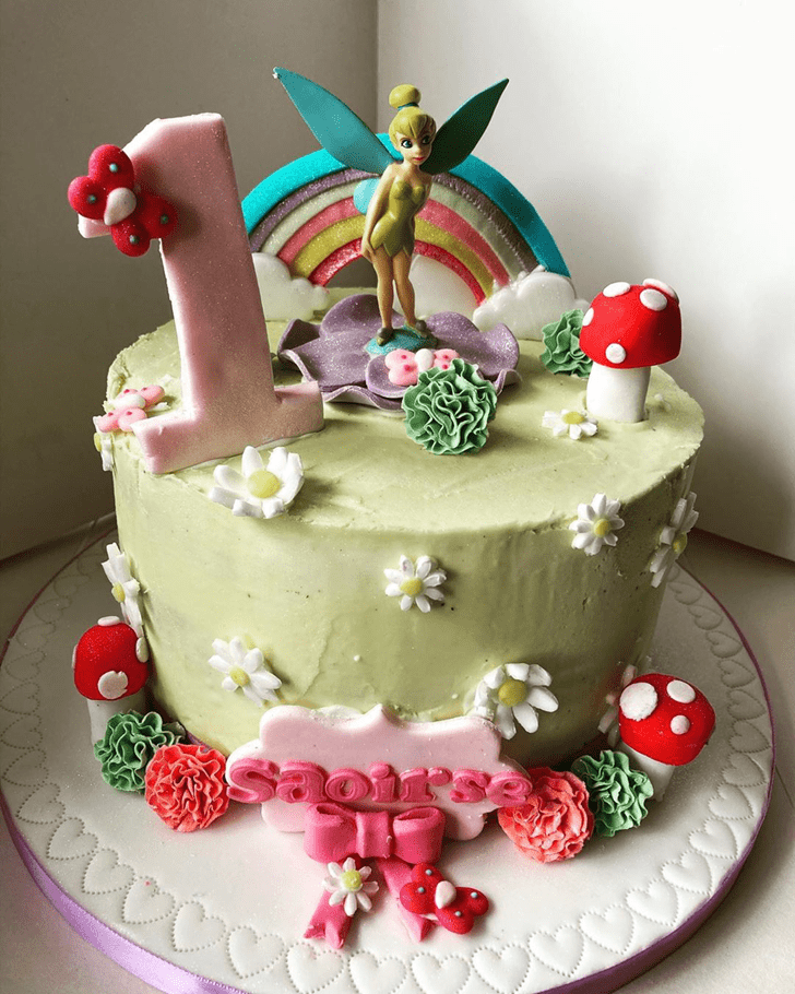 Enticing Tinker Bell Cake