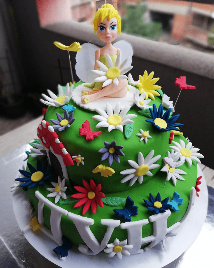 Mesmeric Tinker Bell Cake