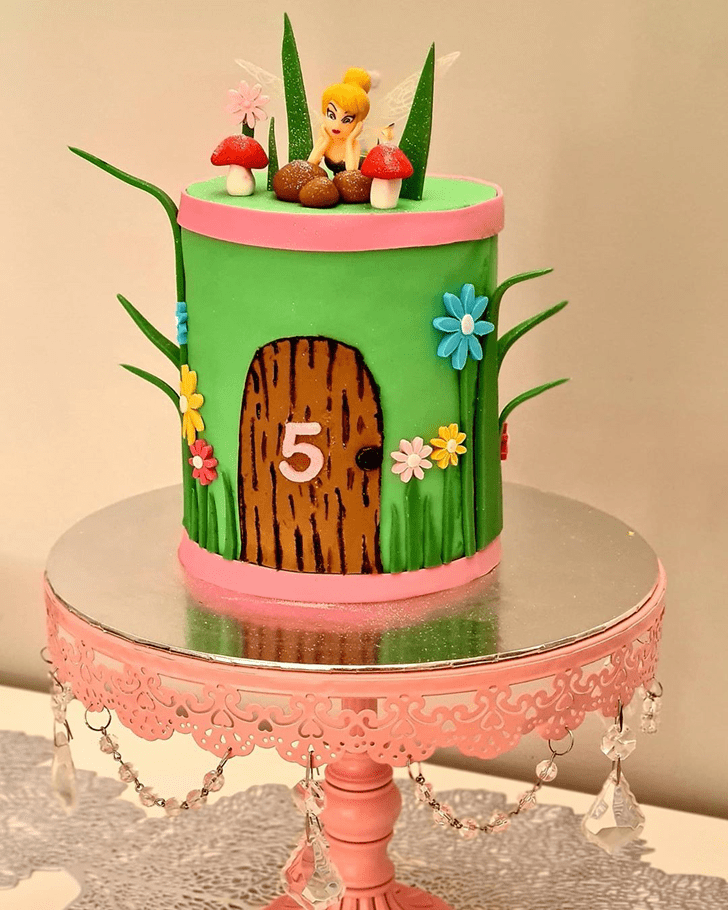 Pretty Tinker Bell Cake