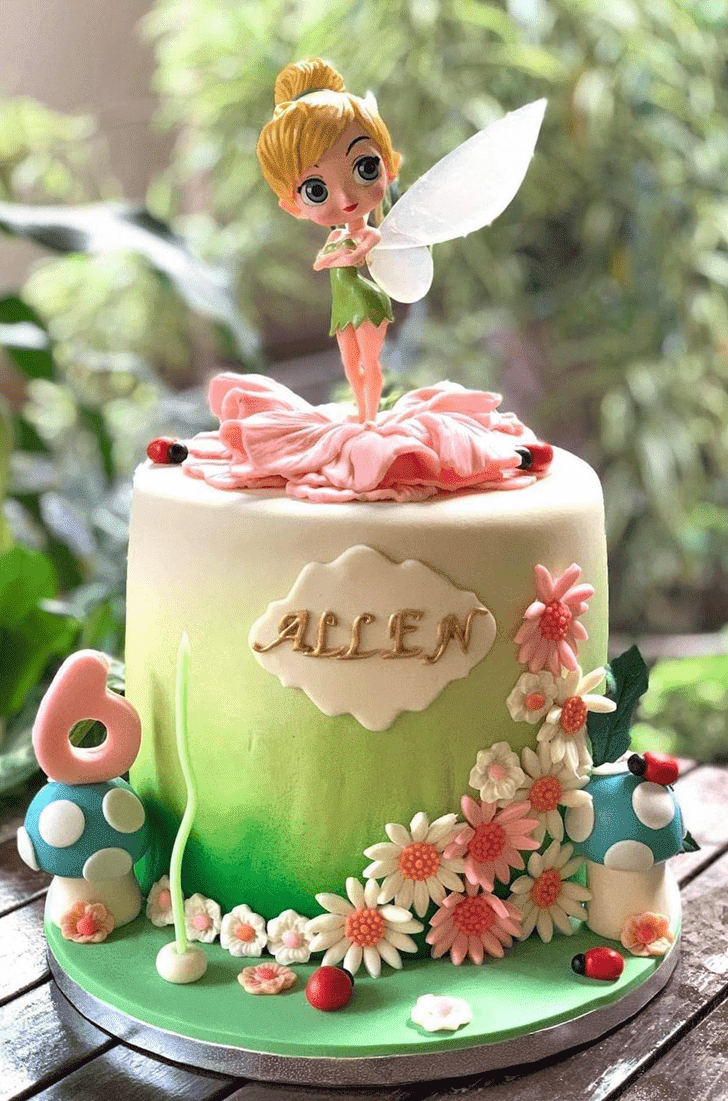 Alluring Tinkerbell Cake