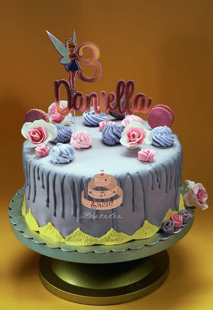 Cute Tinkerbell Cake