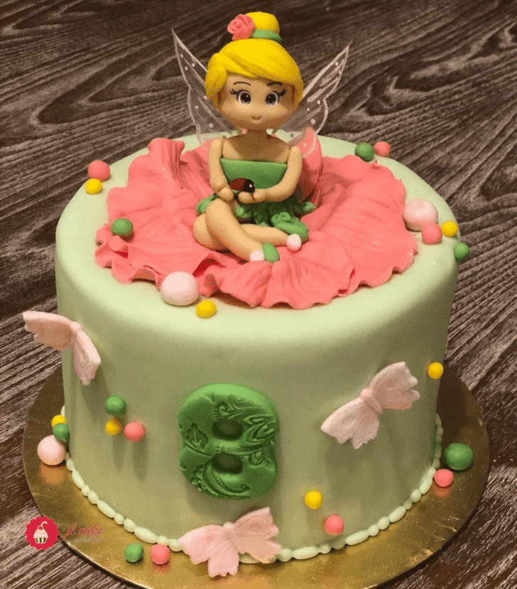 Enticing Tinkerbell Cake