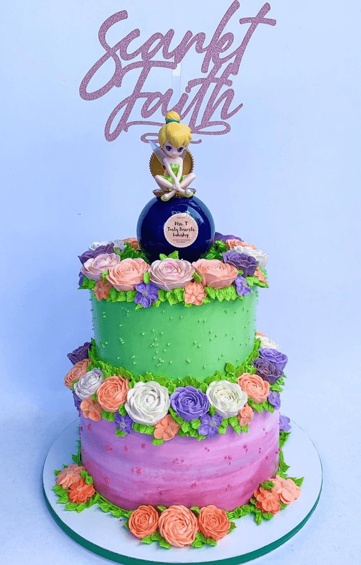 Marvelous Tinkerbell Cake