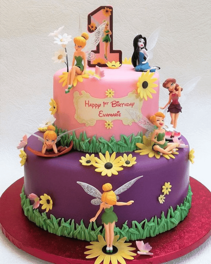 Refined Tinkerbell Cake