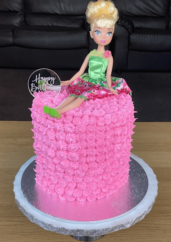 Shapely Tinkerbell Cake