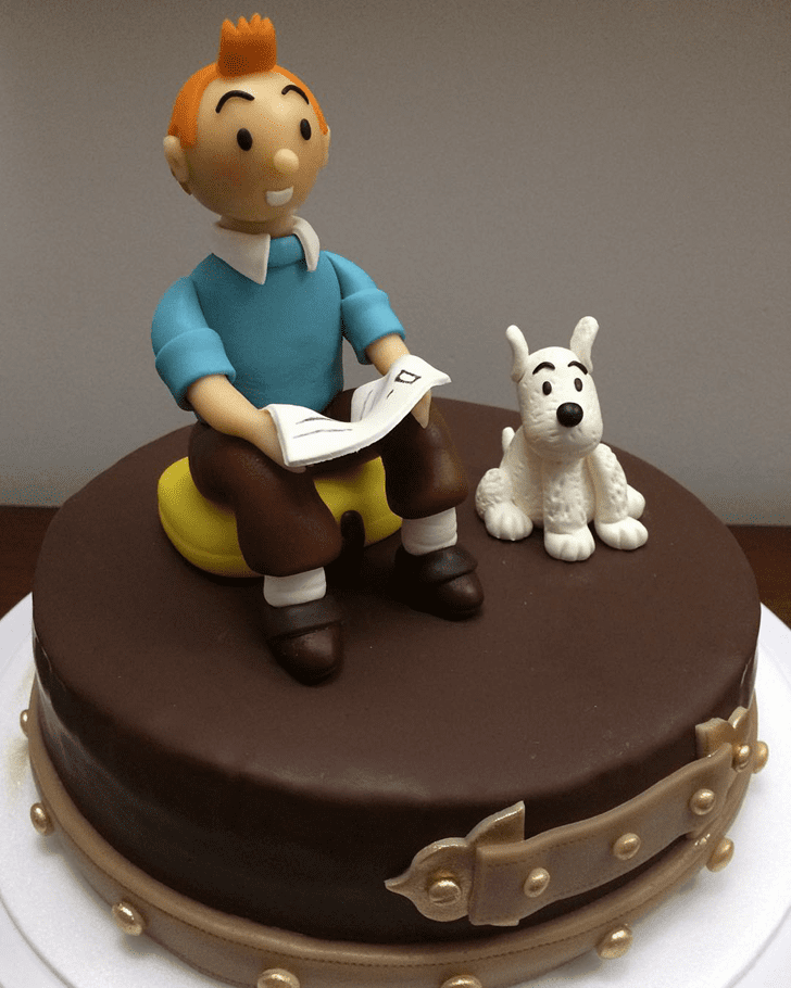 Adorable Tintin Cake