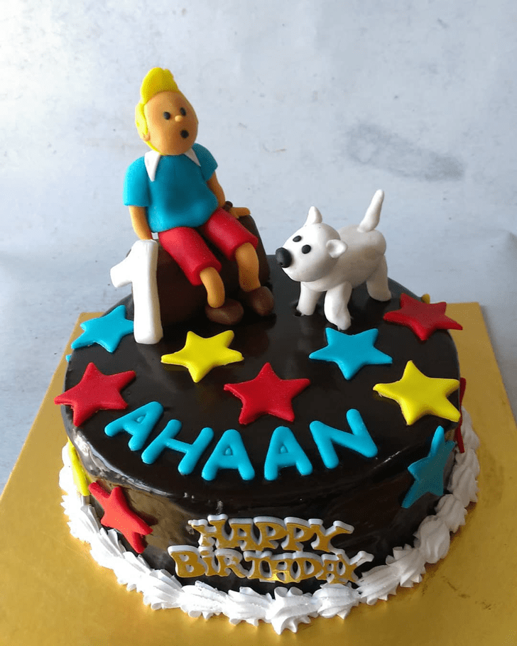 Appealing Tintin Cake