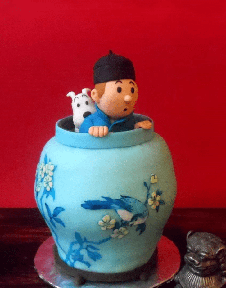 Beauteous Tintin Cake